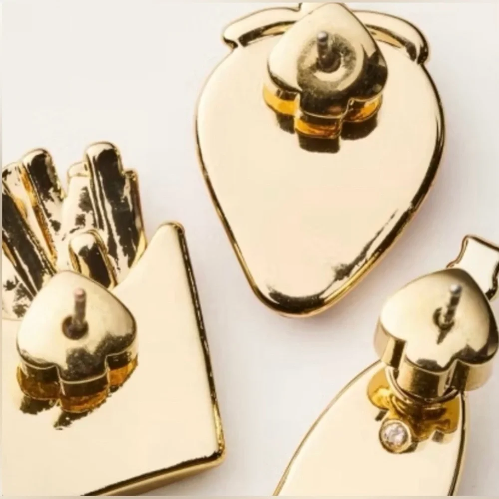 PICK (1) KATE SPADE NEW YORK STUD EARRING DAISY,CUP,FRIES,SUNGLASSES,STRAWBERRY - Picture 8 of 9